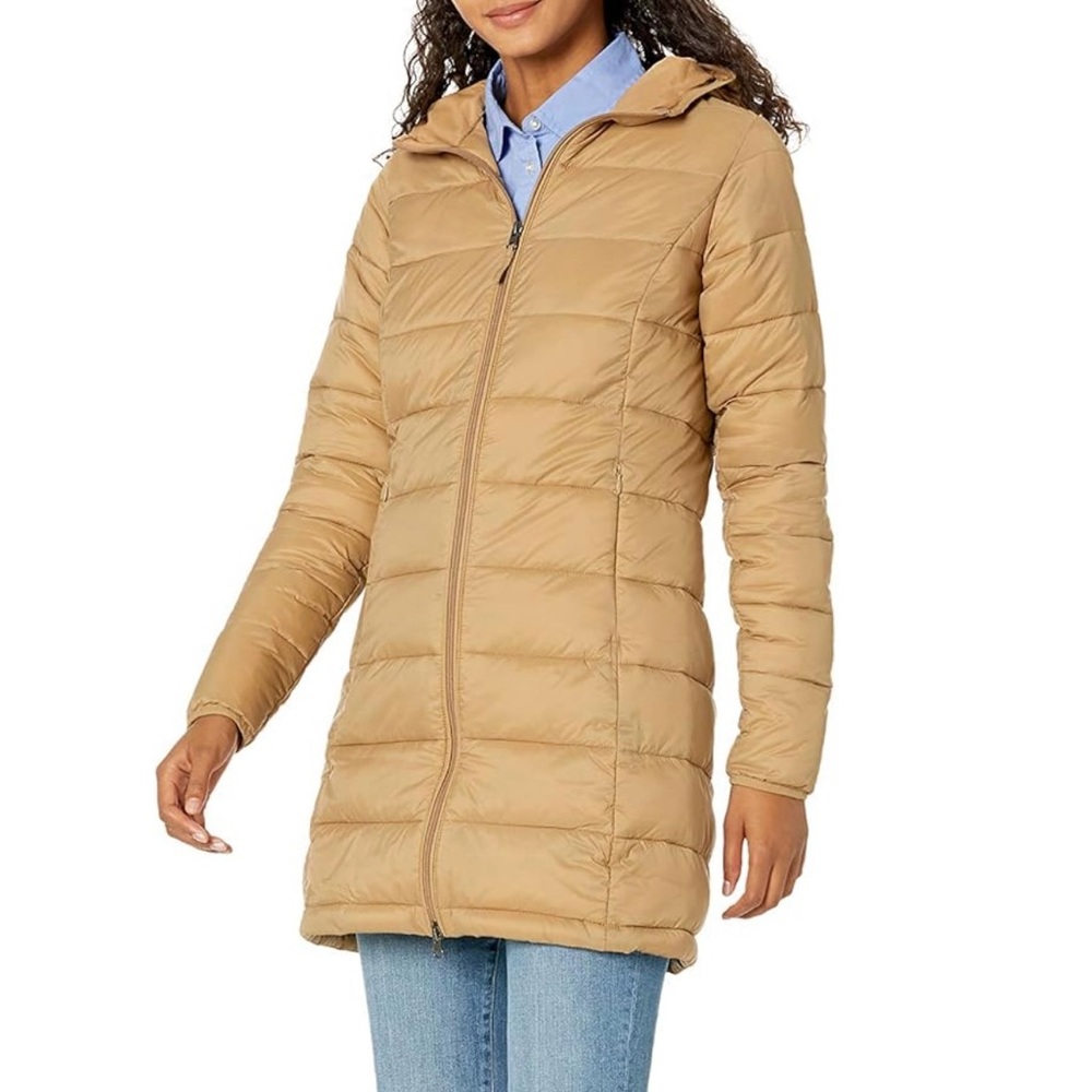 Amazon Essentials Women's Lightweight Water-Resistant Hooded Puffer Coat Size XS